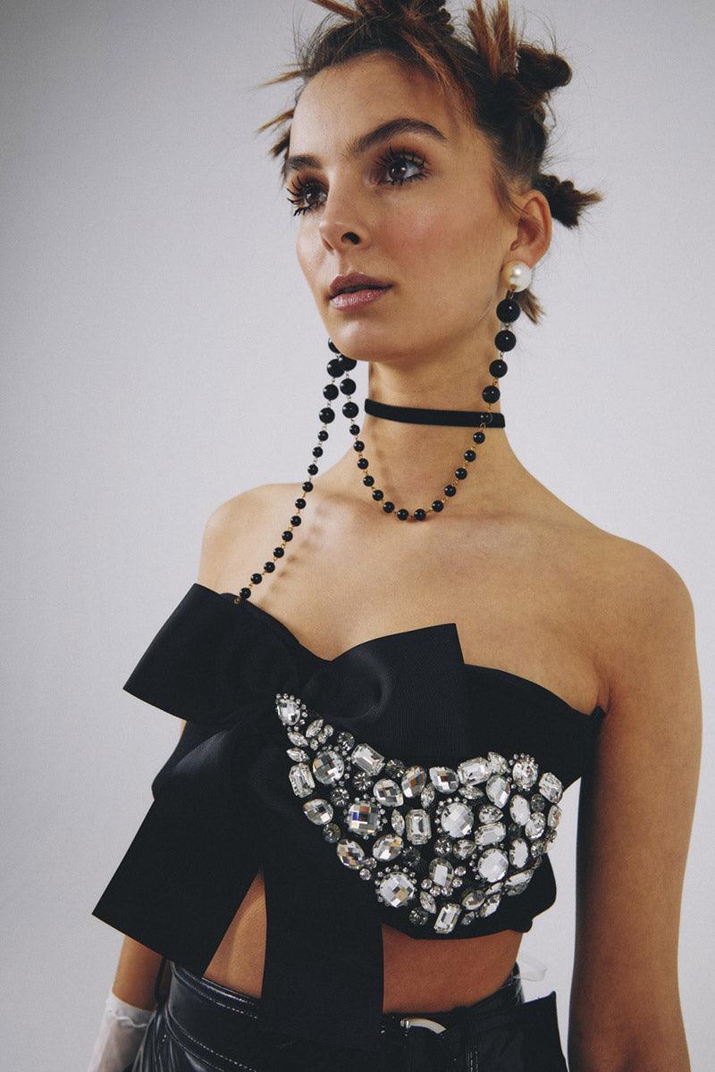 Eudoimonia-Spiral Crop Top-Top-4-Milagron.com