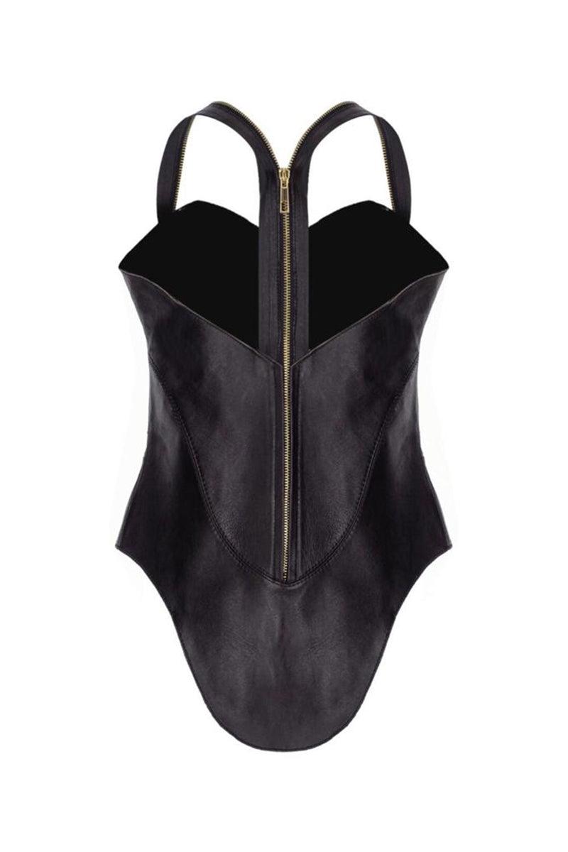 Eudoimonia-Striking Claims Strappy Crop-Top-2-Milagron.com