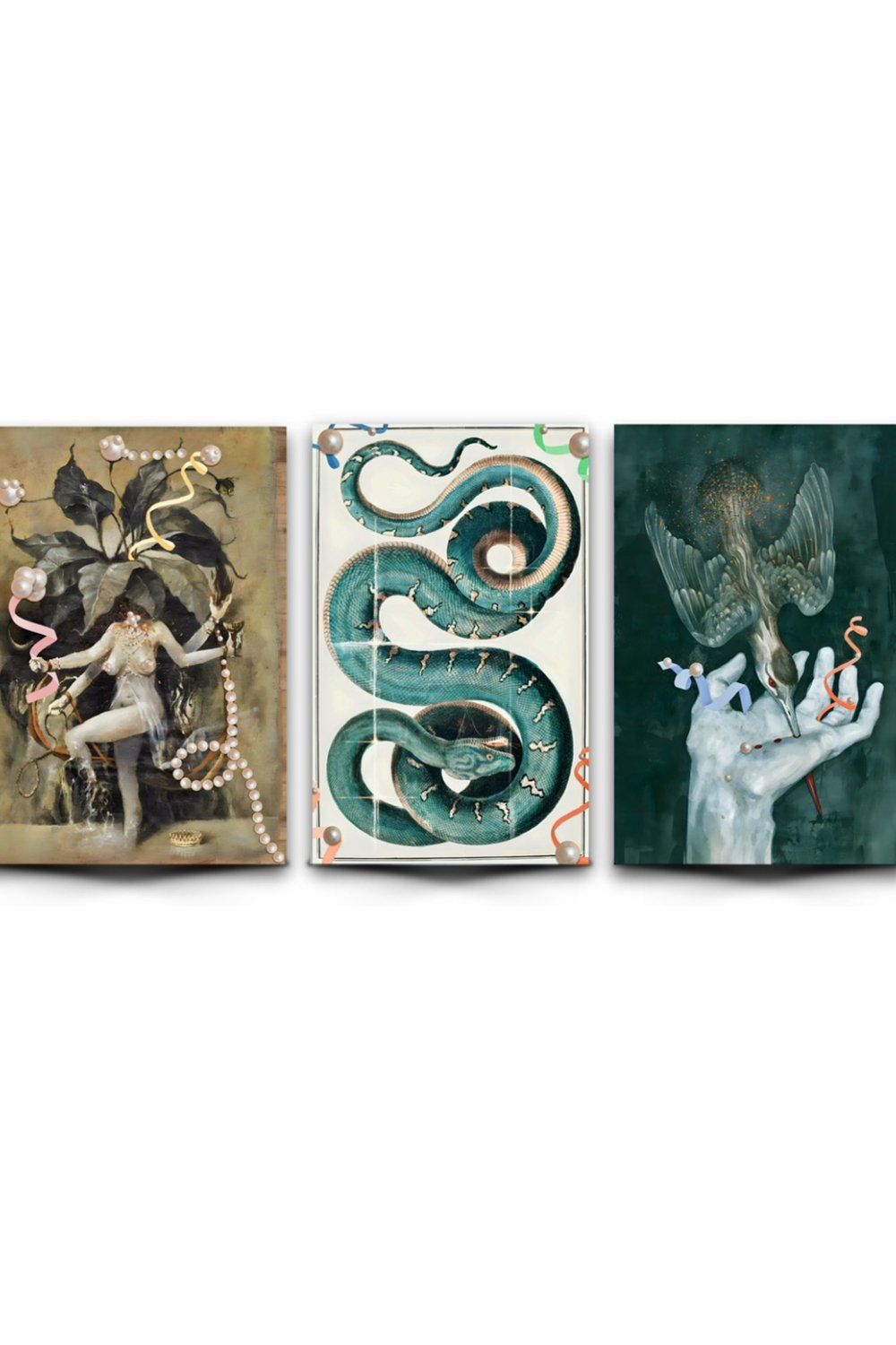 Eudoimoniart-Dialectic Set of 3-Tablo-1-Milagron.com