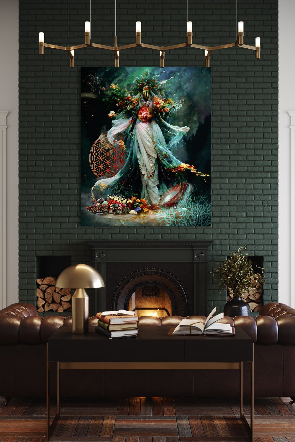 Eudoimoniart-Gold Dust-Tablo-2-Milagron.com