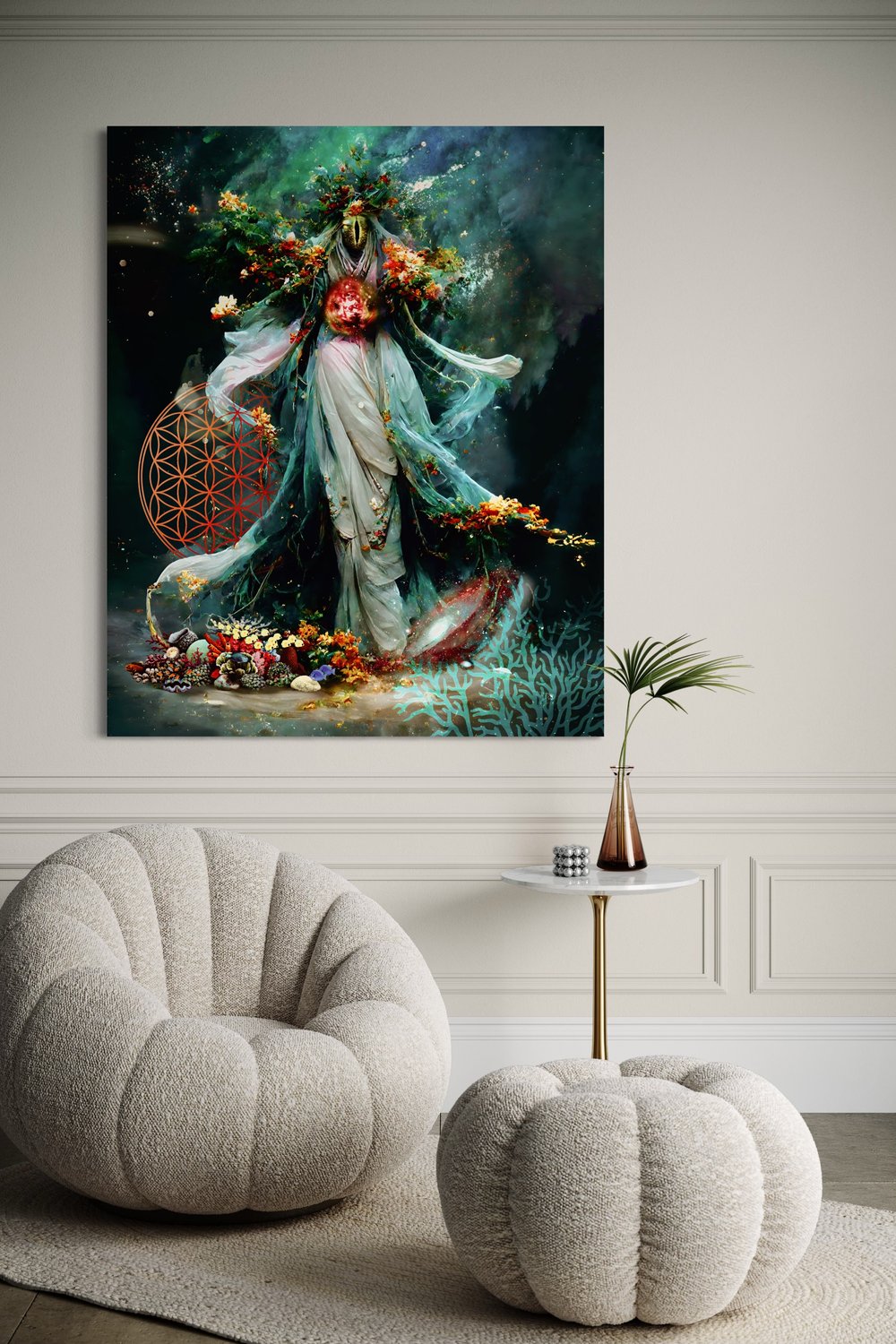 Eudoimoniart-Gold Dust-Tablo-3-Milagron.com