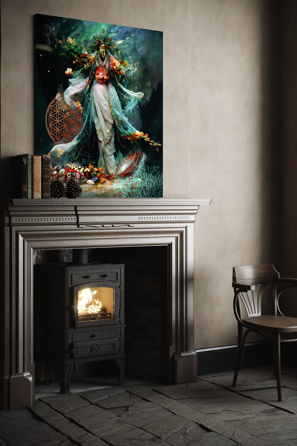 Eudoimoniart-Gold Dust-Tablo-6-Milagron.com