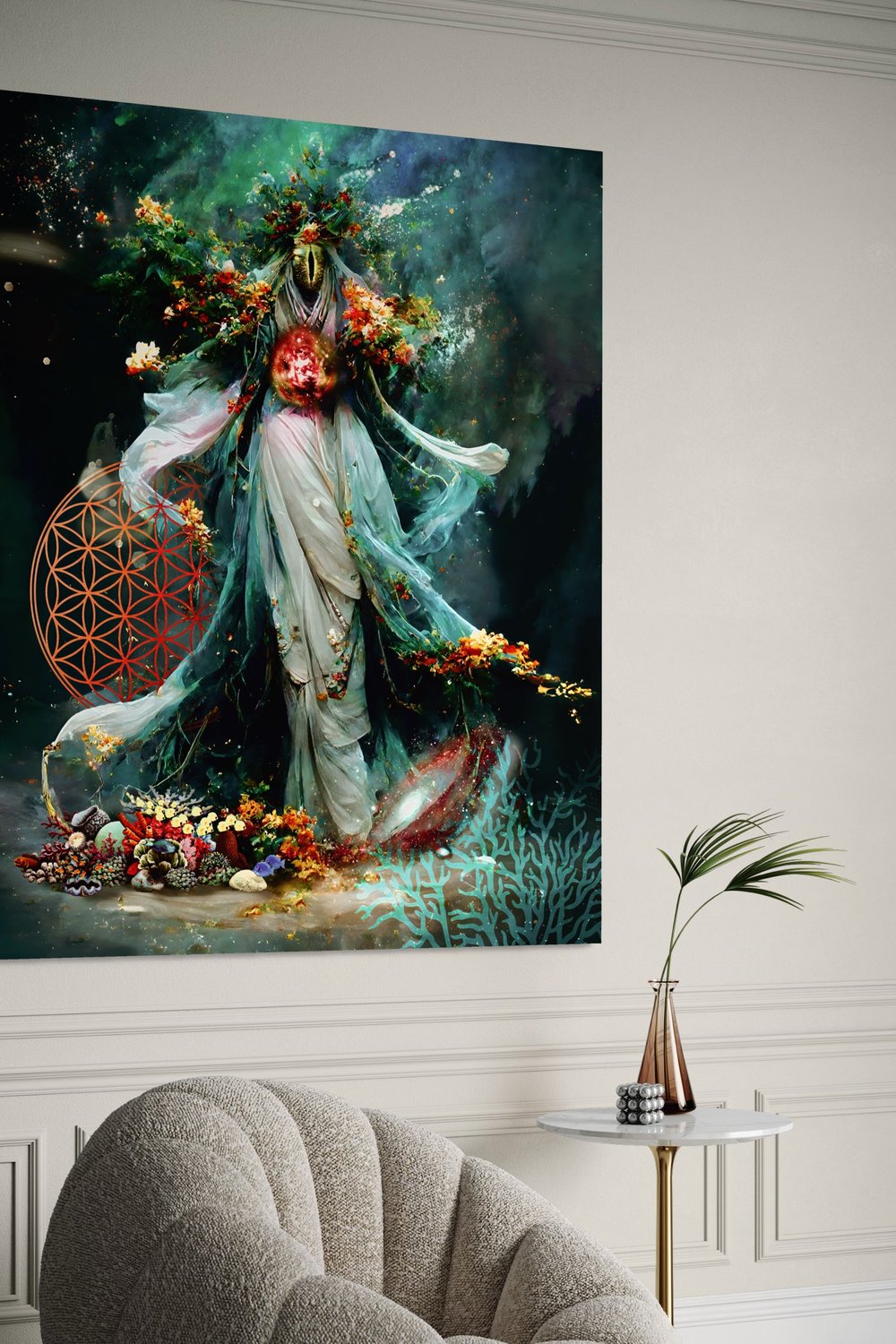 Eudoimoniart-Gold Dust-Tablo-7-Milagron.com