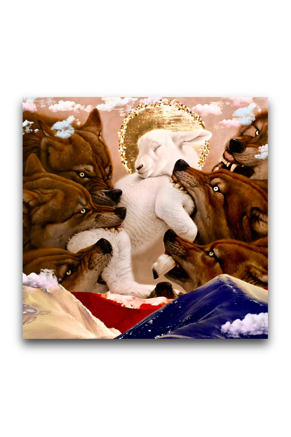 Eudoimoniart-The Wolf And The Lamb-Tablo-1-Milagron.com