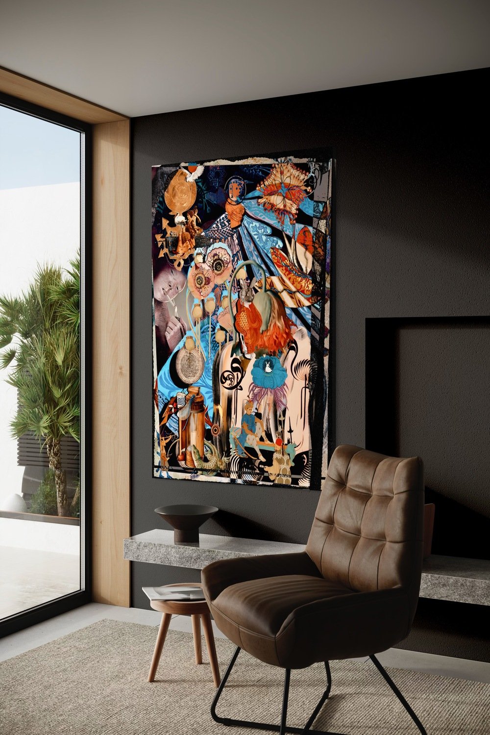 Eudoimoniart-White Rabbit-Tablo-5-Milagron.com