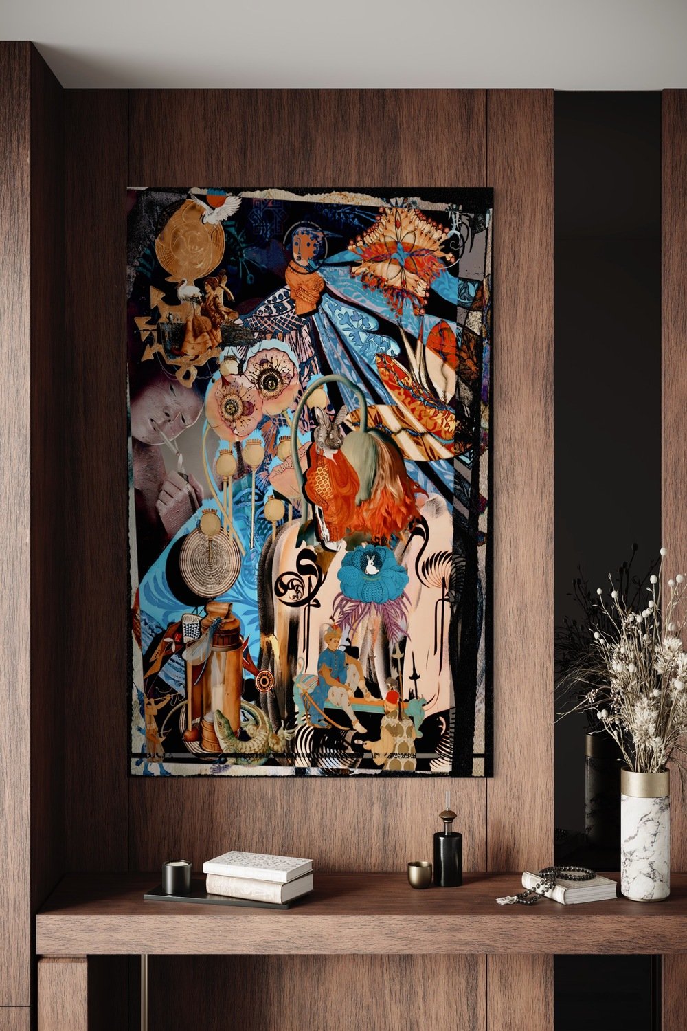 Eudoimoniart-White Rabbit-Tablo-7-Milagron.com