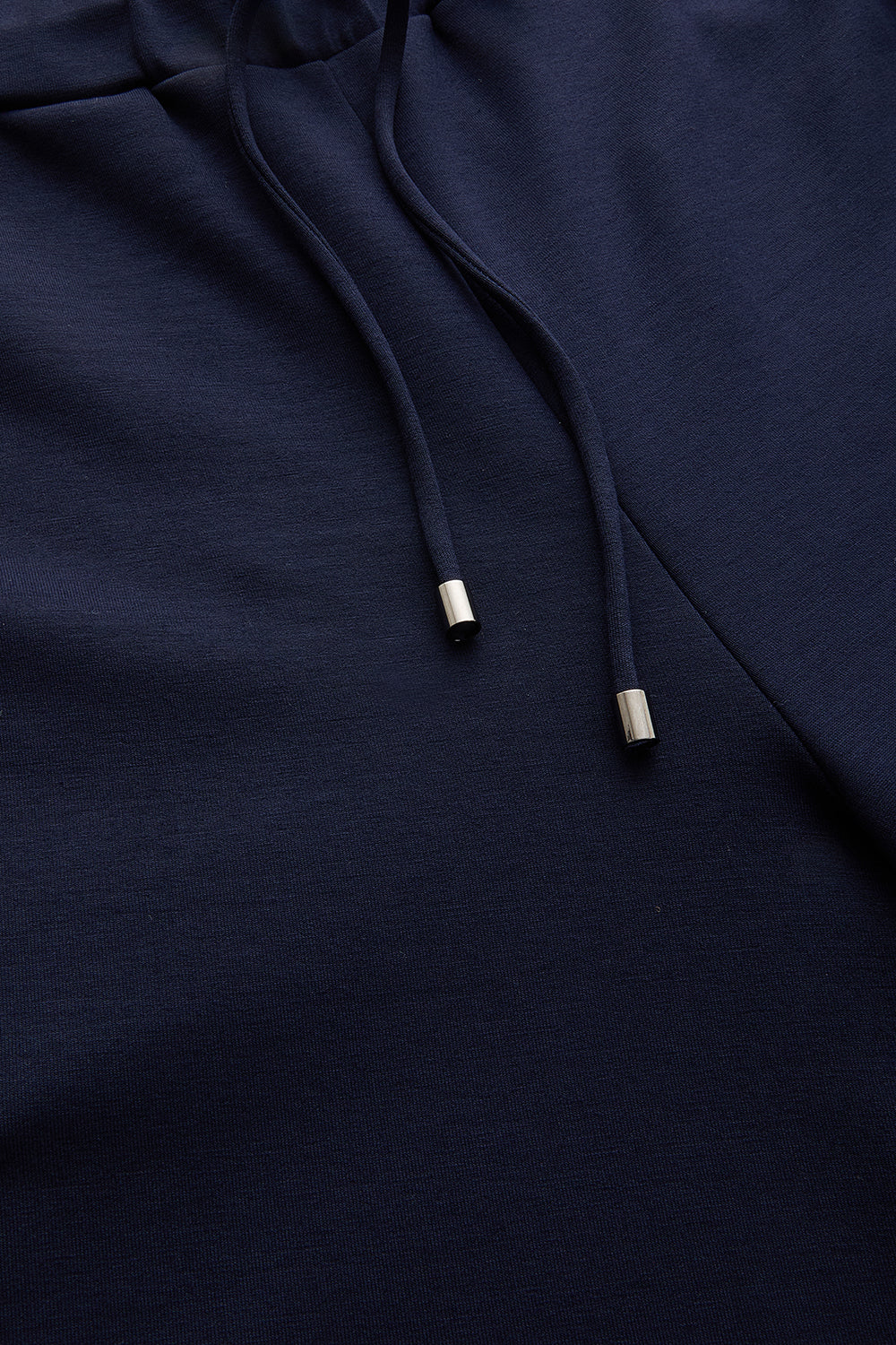 Exquise-Bağcık Detaylı Rahat Kesim Lacivert örme Pantolon-Pantolon-7-Milagron.com