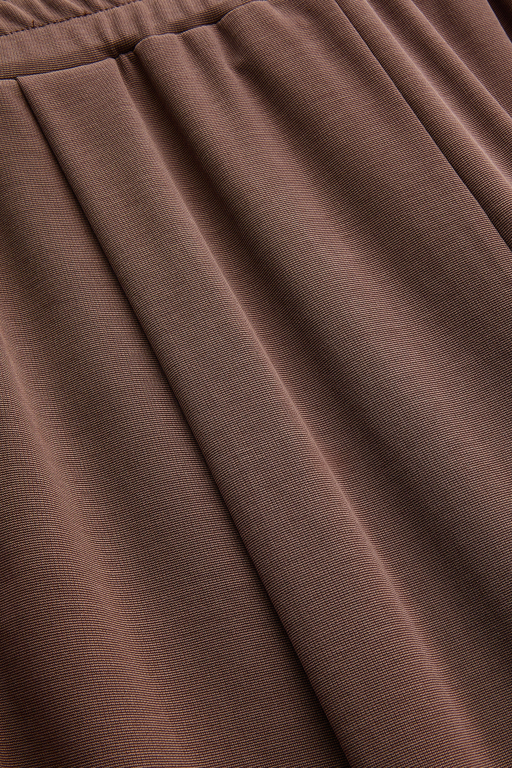 Exquise-Beli Lastikli Yüksek Bel Rahat Kesim Modal Karışımlı örme Pantolon-Pantolon-7-Milagron.com