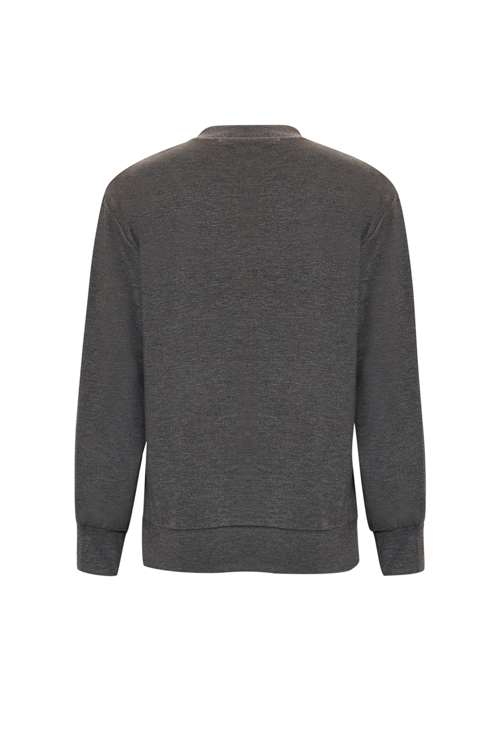 Exquise-Desenli Taş İşlemeli Regular Uzun Kol Sweatshirt-SWEATSHIRT-2-Milagron.com