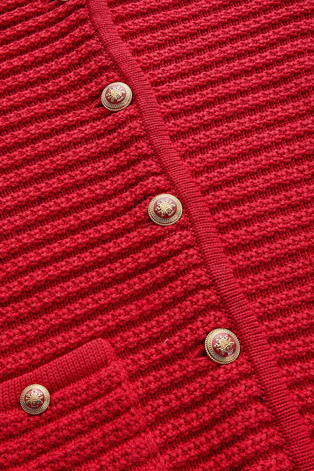 Exquise-Düğme Detaylı Pamuklu Regular Triko Hırka-Kazak & Triko-6-Milagron.com