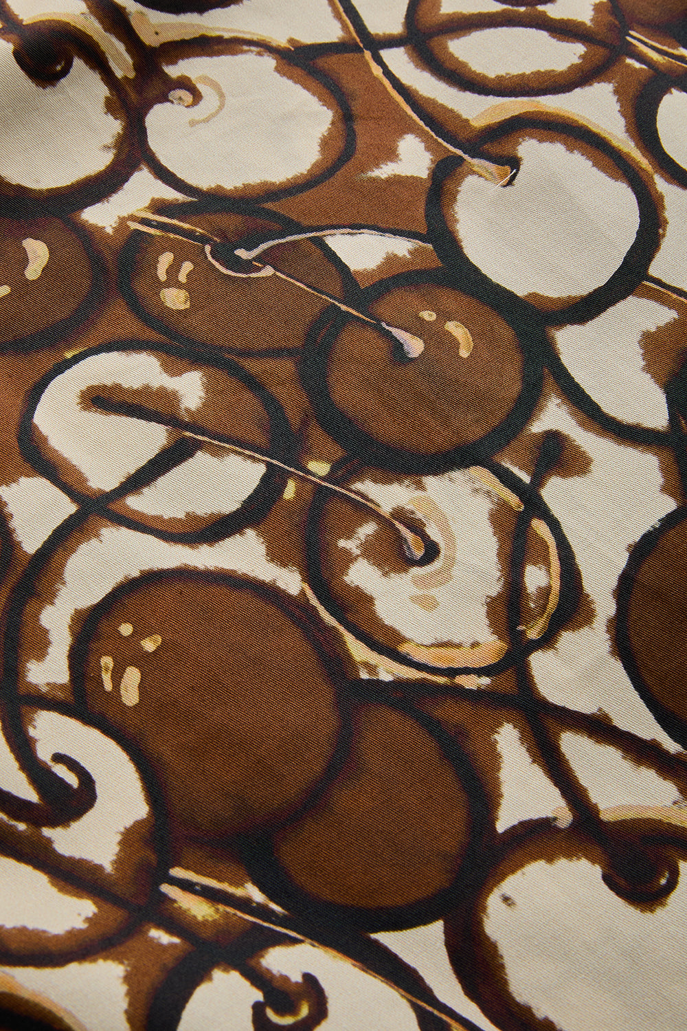 Exquise-Düğmeli Bisiklet Yakalı Kısa Kol Desenli Mini Elbise-Elbise-6-Milagron.com