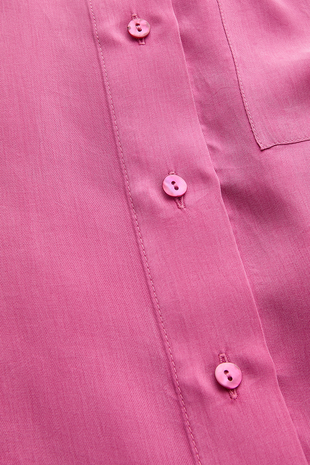Exquise-Düz Kesim Lyocell Regular Pembe Gömlek-Gömlek-6-Milagron.com