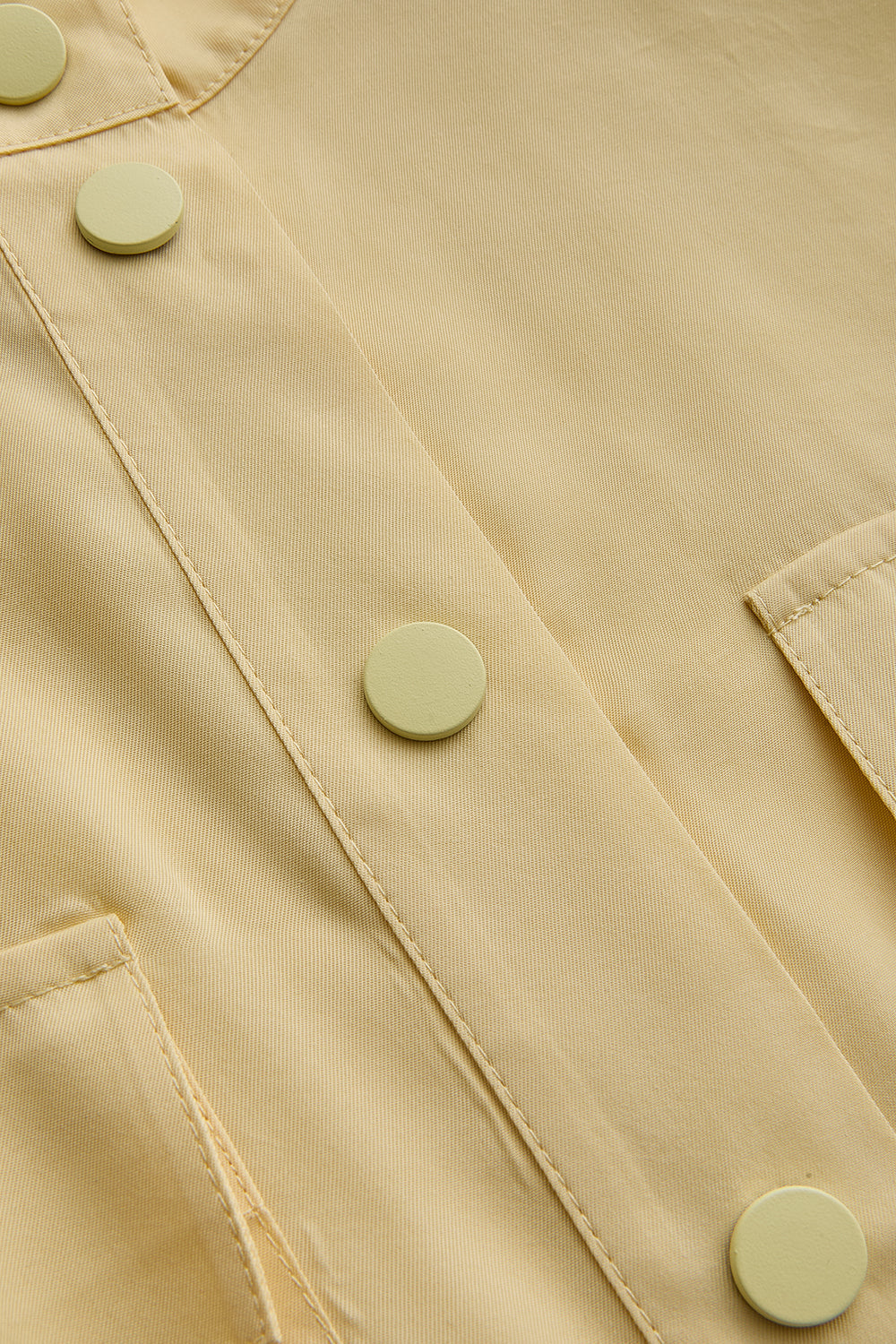 Hakim Yaka çift Cepli Ayarlanabilir Bağcıklı Rahat Kalıp Lyocell Ceket - 6