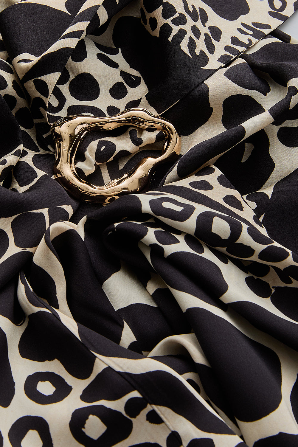 Exquise-Kemer Ve Toka Detaylı Desenli Regular Tulum-TULUM-6-Milagron.com