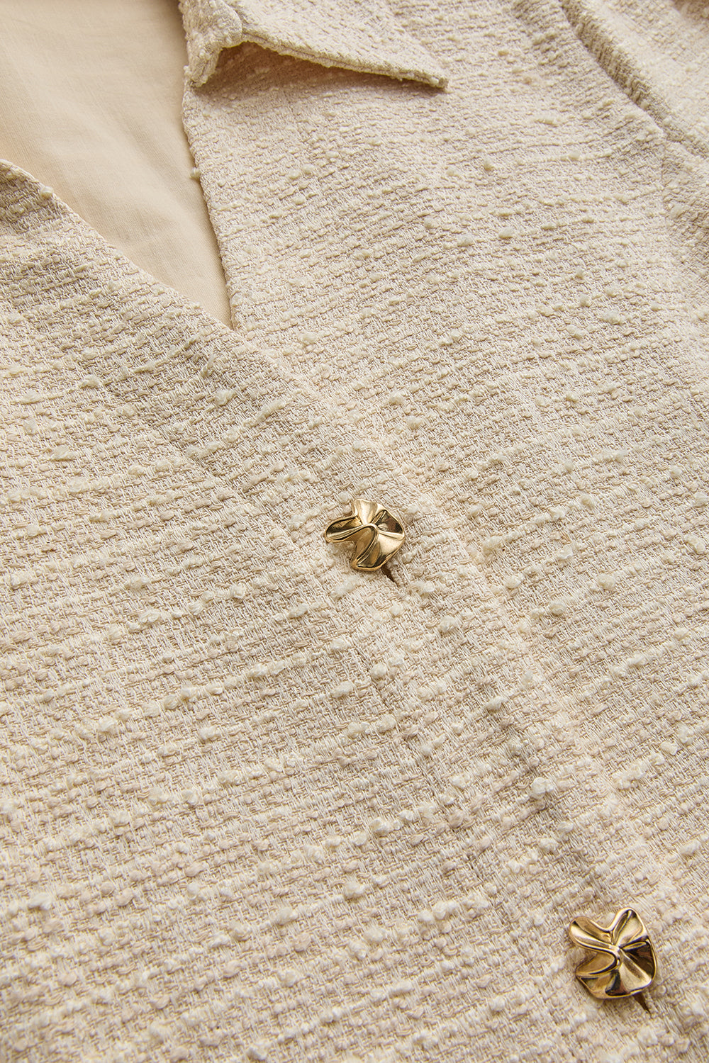 Exquise-Kruvaze Cepli Regular Fit Ekru Ceket-Ceket-7-Milagron.com