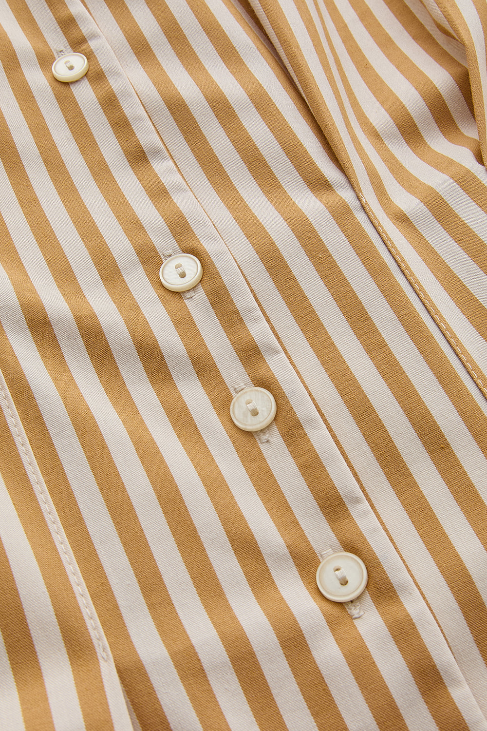 Exquise-Pamuklu Belden Oturtmalı çizgili Regular Fit Gömlek-Gömlek-6-Milagron.com