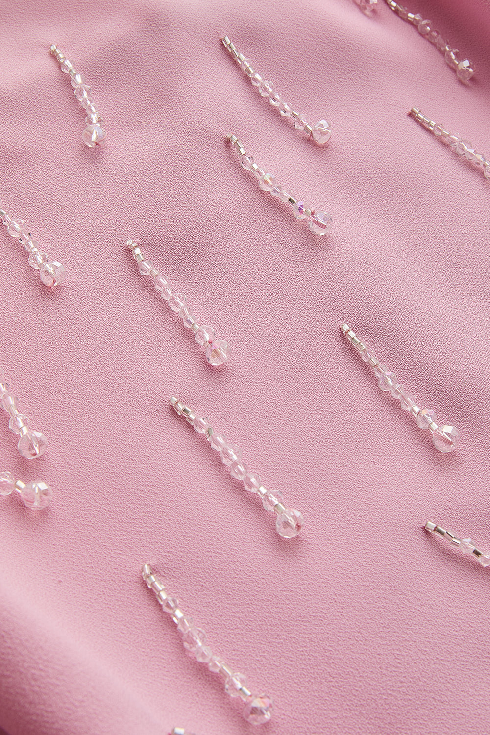 Exquise-Pembe Askılı Mini Elbise-ELBİSE-6-Milagron.com