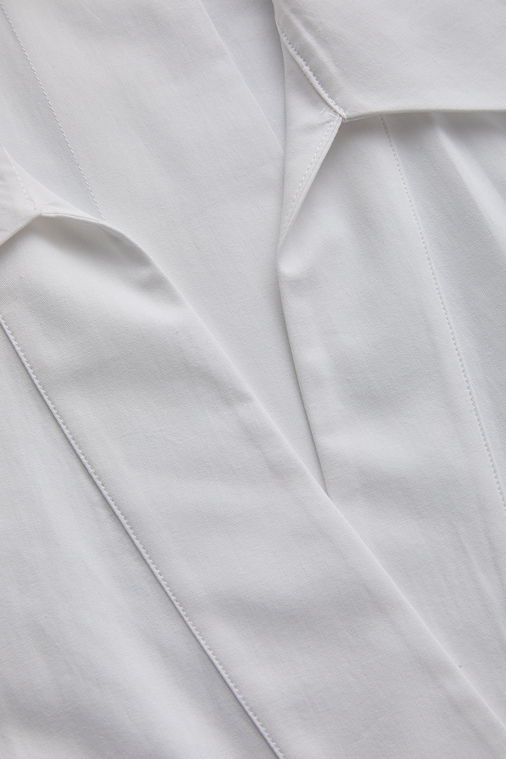 Exquise-Rahat Kesim Geniş Kol Beyaz Pamuklu Beyaz Bluz-Bluz-7-Milagron.com