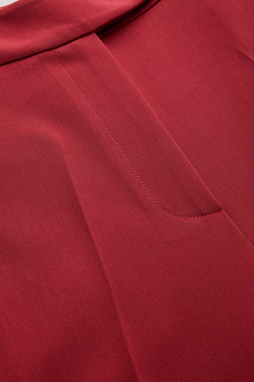 Exquise-Tokalı Cepli Geniş Paça Regular Dokuma Kiremit Pantolon-PANTOLON-6-Milagron.com