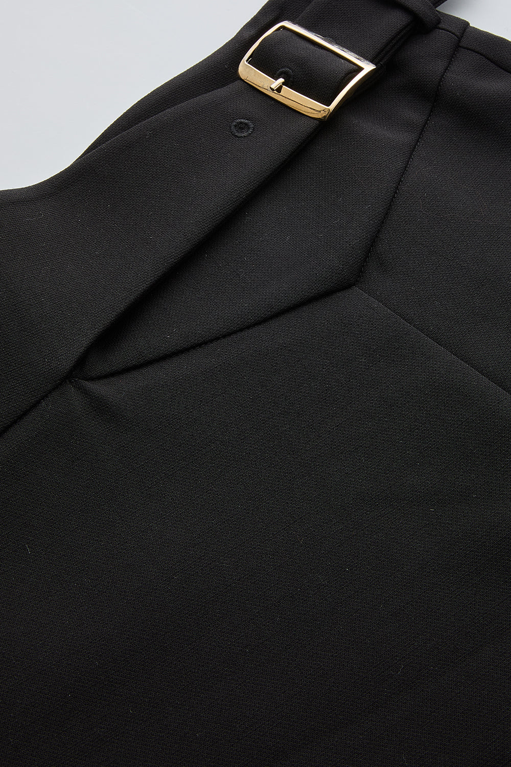 Exquise-Tokalı Regular Midi Siyah Etek-ETEK-6-Milagron.com