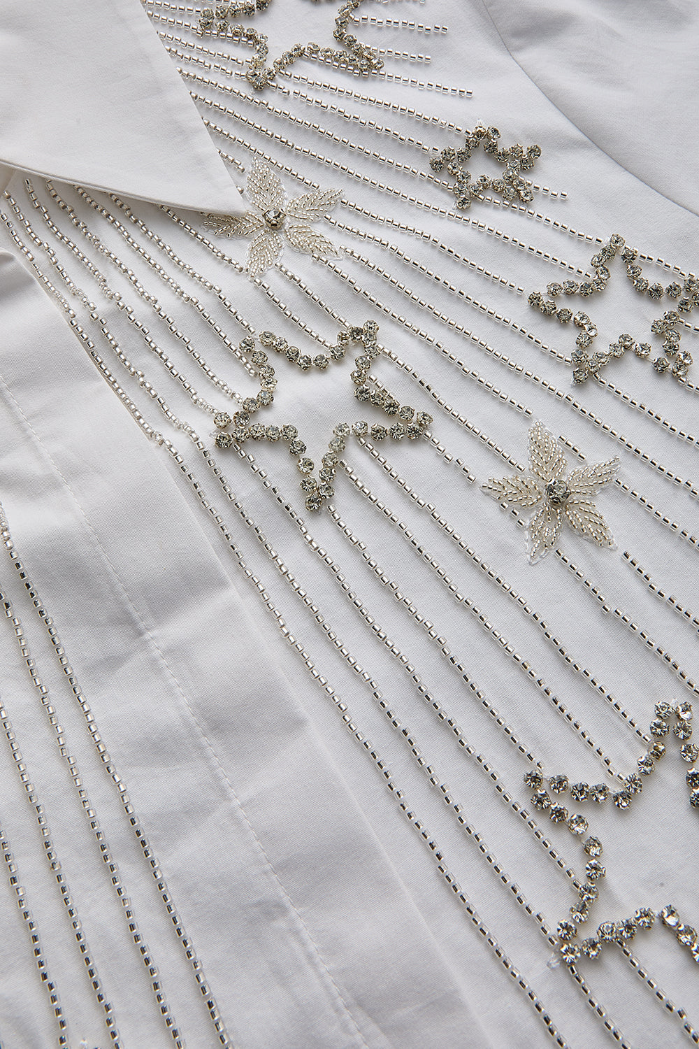 Exquise-Yıldız Taş Detaylı Pamuklu Regular Gömlek-Gömlek-6-Milagron.com