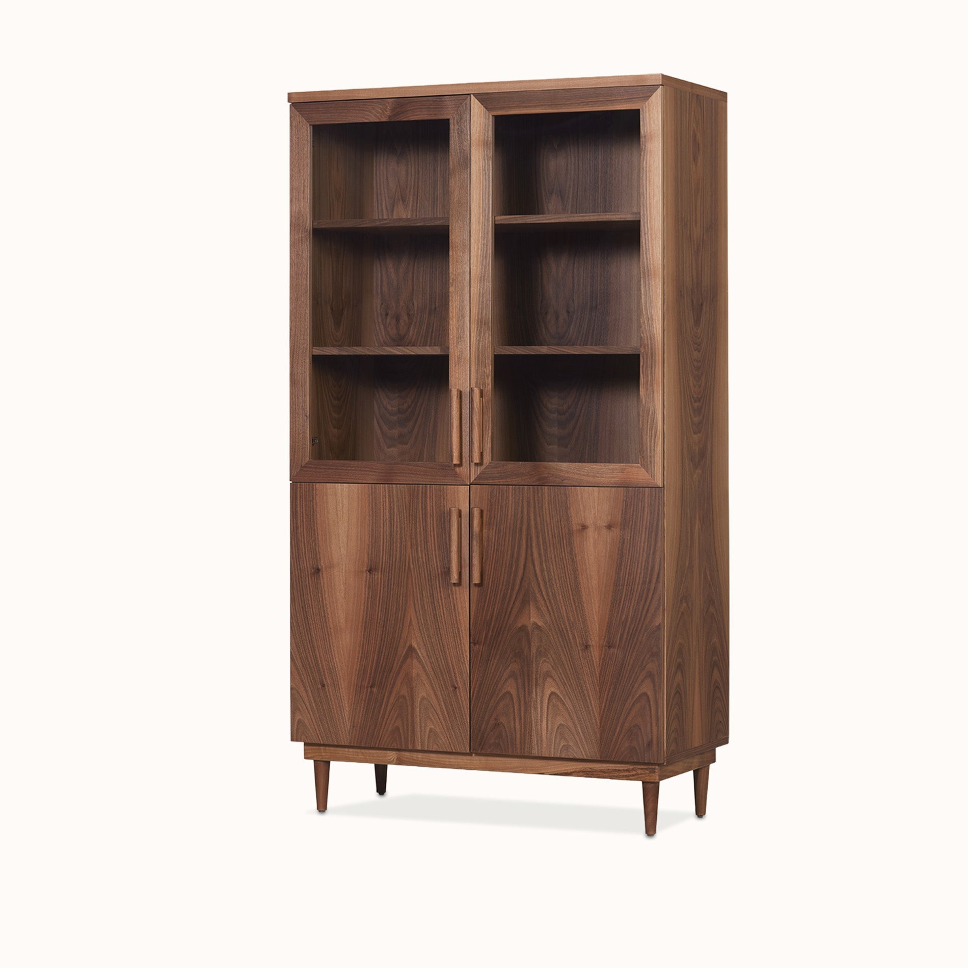 Malin 2 Kapak Camlı Vitrin 100 Cm - 1