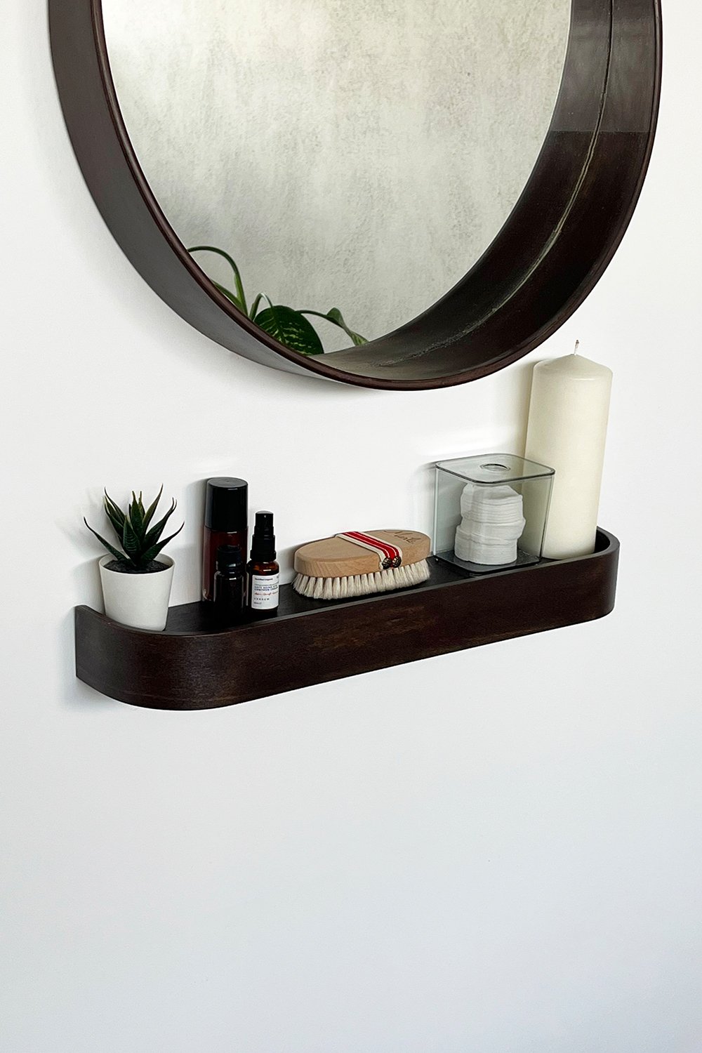 Fagus Wood-Ahşap Doğal Masif Duvar Rafı - Ceviz-Duvar Rafı-1-Milagron.com