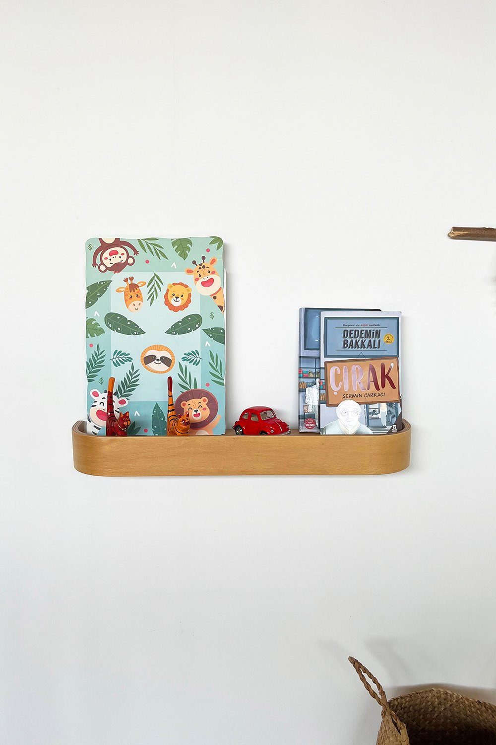 Fagus Wood-Ahşap Doğal Masif Duvar Rafı - Meşe-Duvar Rafı-5-Milagron.com