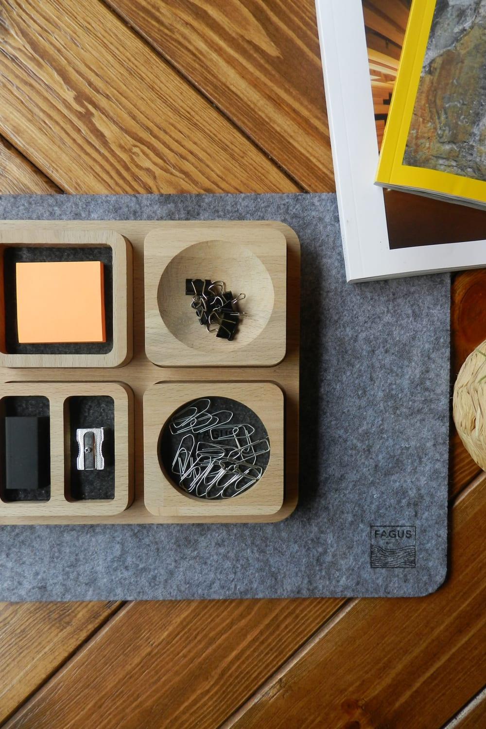 Fagus Wood-Arayende Masa Düzenleyici-Masaüstü Organizer-18-Milagron.com