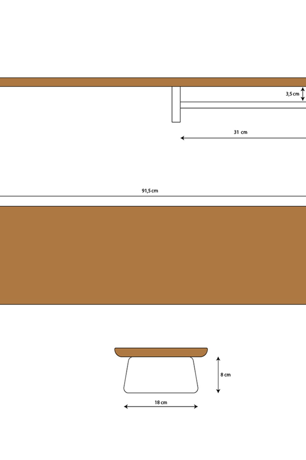 Fagus Wood-Büyük Monitör Standı (meşe)-Biblo-4-Milagron.com