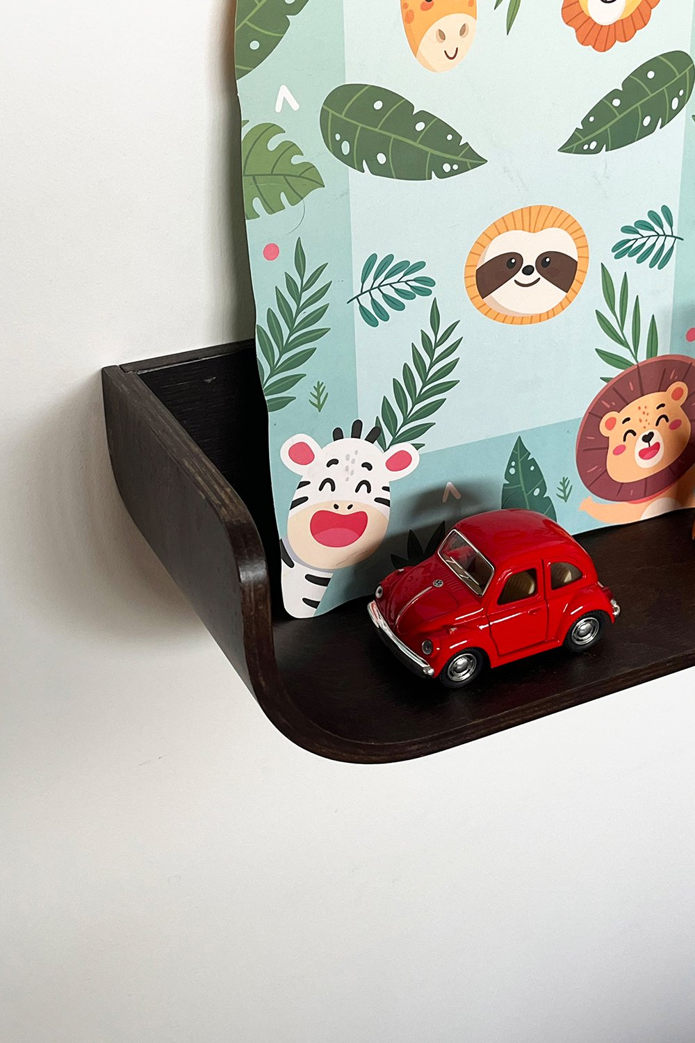 Fagus Wood-Dekoratif Ahşap Tasarım Duvar Rafı - Ceviz-Duvar Rafı-9-Milagron.com