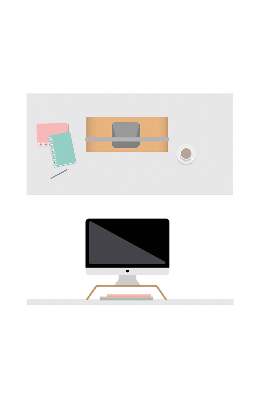 Fagus Wood-Doğal Ahşap Bilgisayar Monitörü Yükseltici Stant ve Ekran Yükseltici (Ceviz)-Biblo-10-Milagron.com