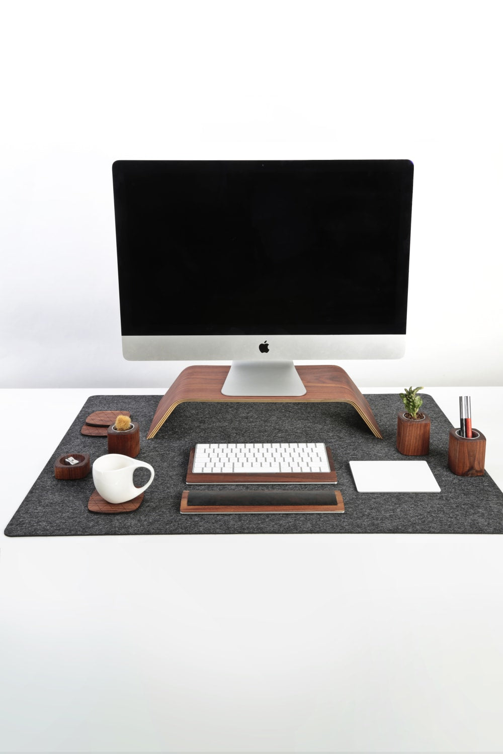 Fagus Wood-Masa Matı (Füme)-Mouse Pad-3-Milagron.com