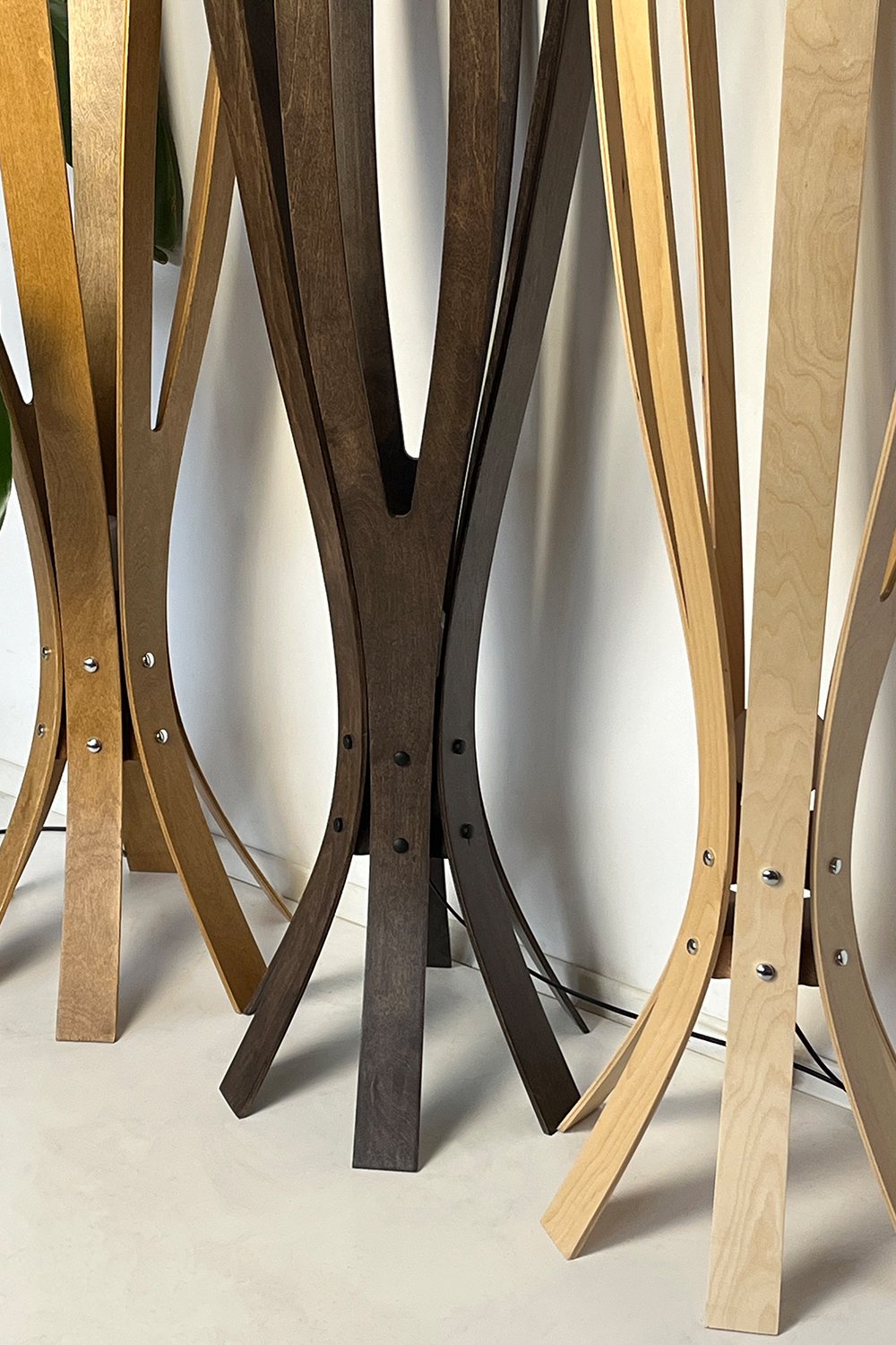 Fagus Wood-''hedra Lambader, İskandinav Tarzı Ahşap Lambader, Dekoratif Yer Lambası, Modern Salon Aydınlatma'' (huş)-Lambader-8-Milagron.com