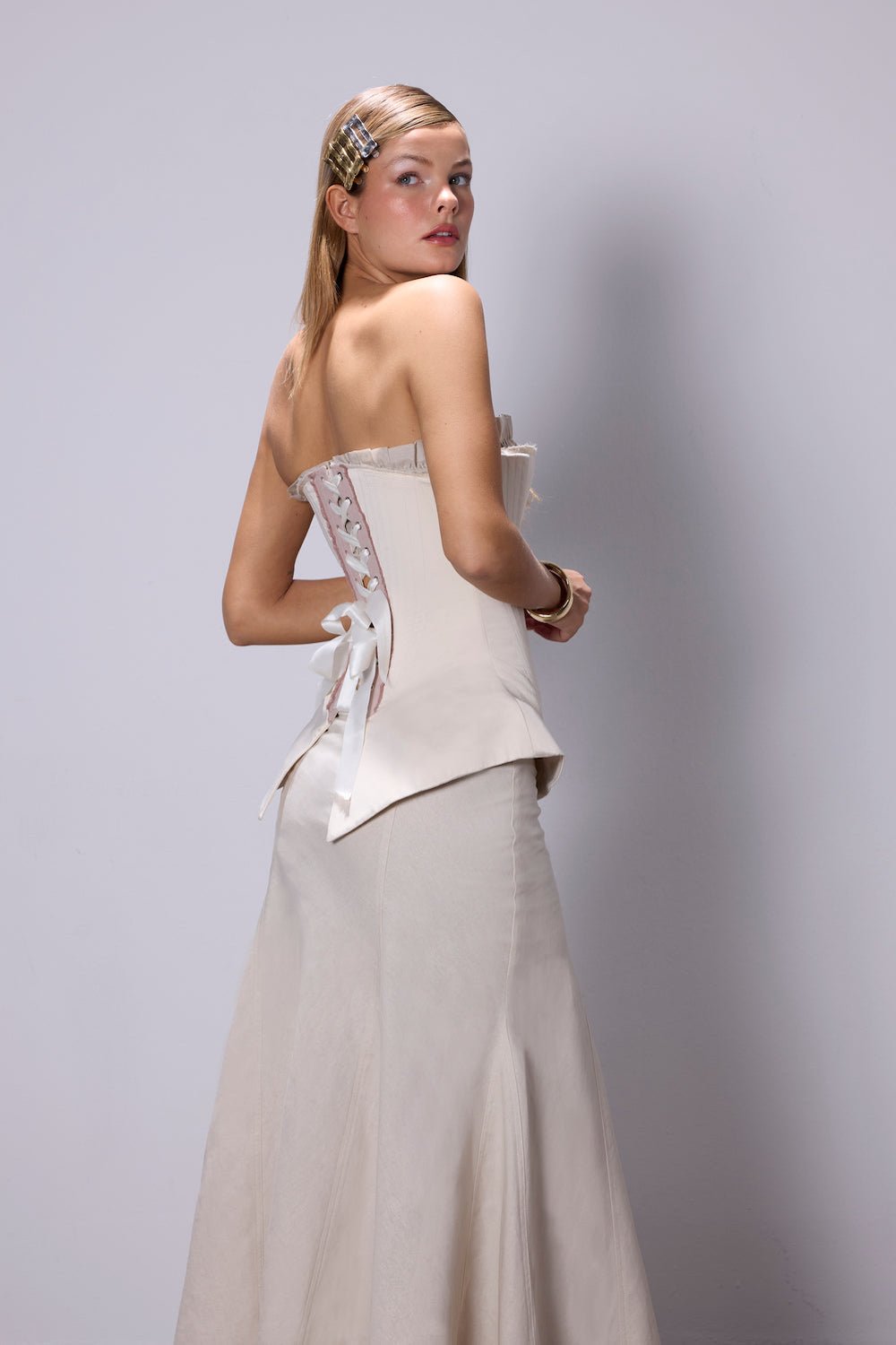 Fèe Muse-Ariel Bej Keten Etek-Etek-2-Milagron.com