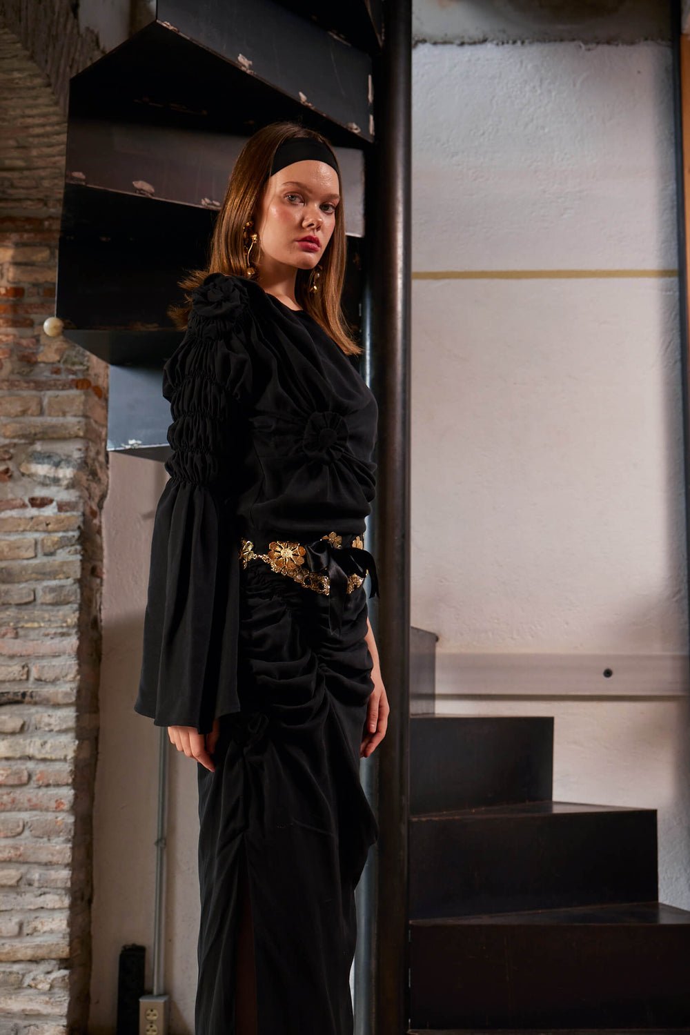 Fèe Muse-Hera In Black Elbise-Elbise-3-Milagron.com