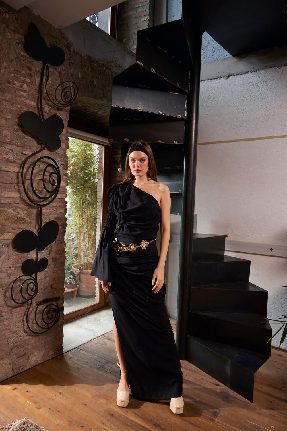 Fèe Muse-Hera In Black Elbise-Elbise-5-Milagron.com