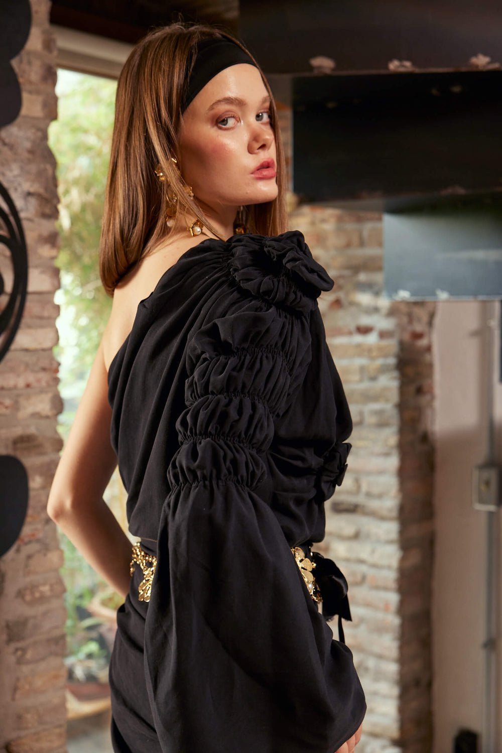 Fèe Muse-Hera In Black Elbise-Elbise-7-Milagron.com