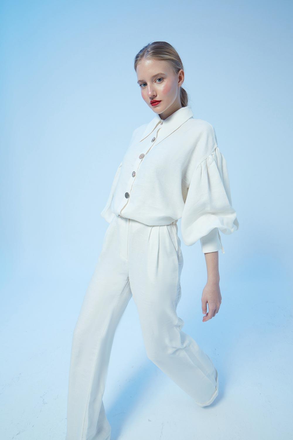 Fèe Muse-Luisa Çizgili Pantolon-Pantolon-3-Milagron.com