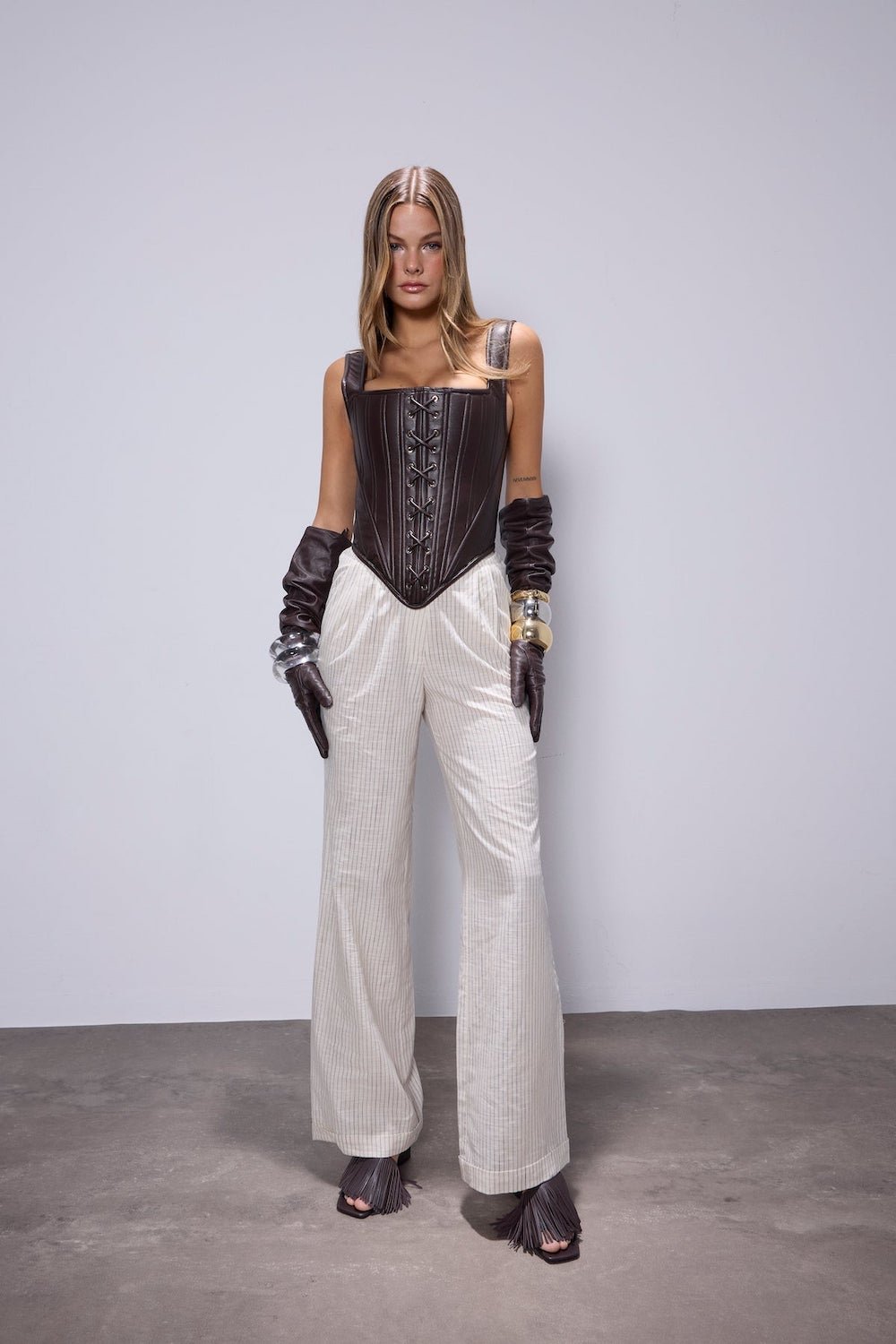 Fèe Muse-Luisa Çizgili Pantolon-Pantolon-5-Milagron.com