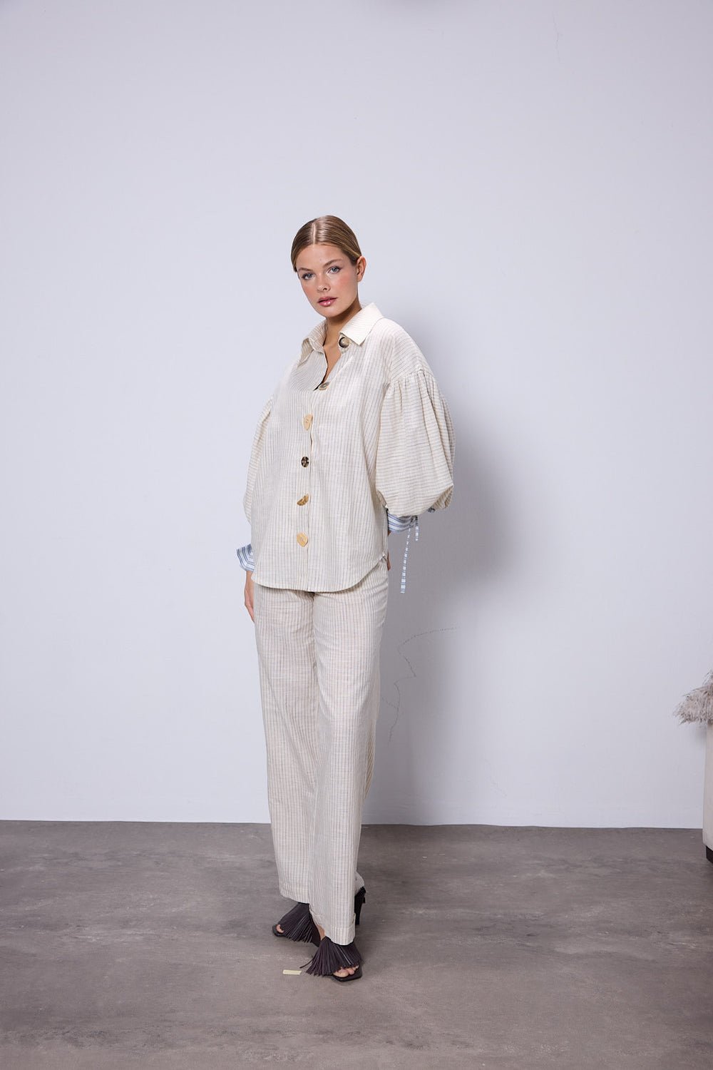 Fèe Muse-Luisa Çizgili Pantolon-Pantolon-6-Milagron.com