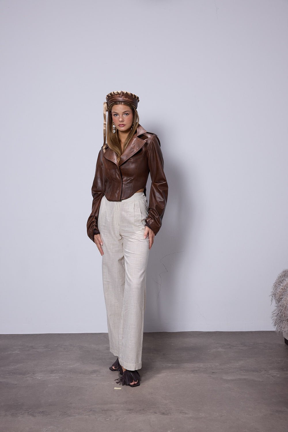 Fèe Muse-Luisa Çizgili Pantolon-Pantolon-7-Milagron.com