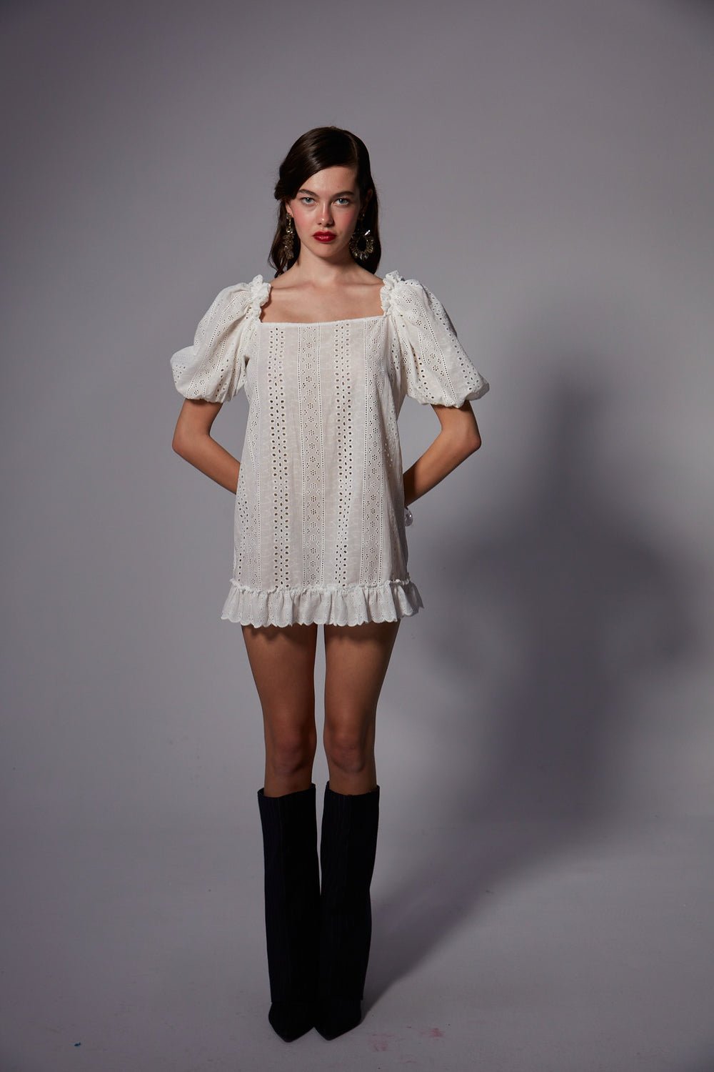 Fèe Muse-Peony Elbise Denim-Elbise-4-Milagron.com