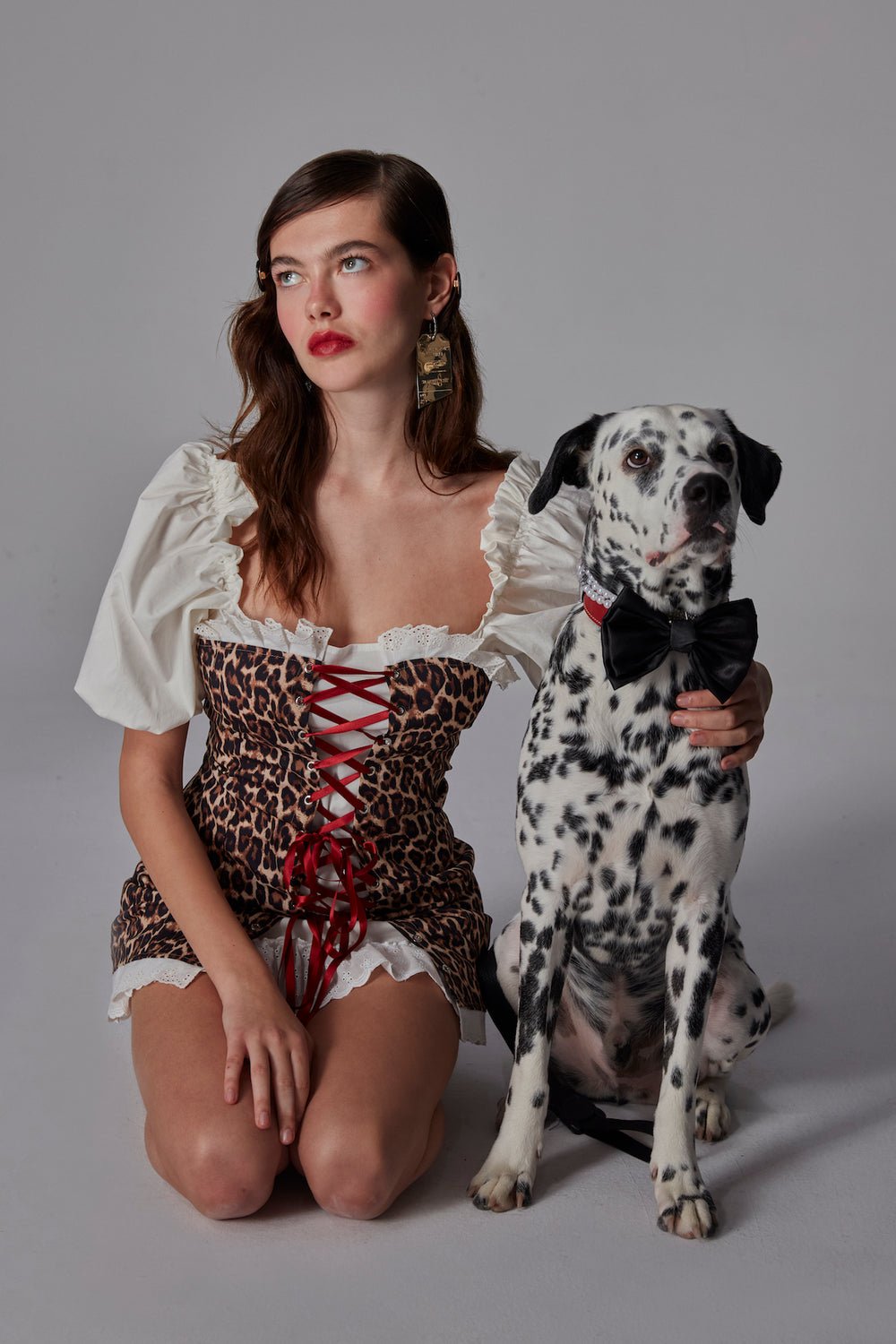 Fèe Muse-Peony Elbise Leopar-Elbise-4-Milagron.com