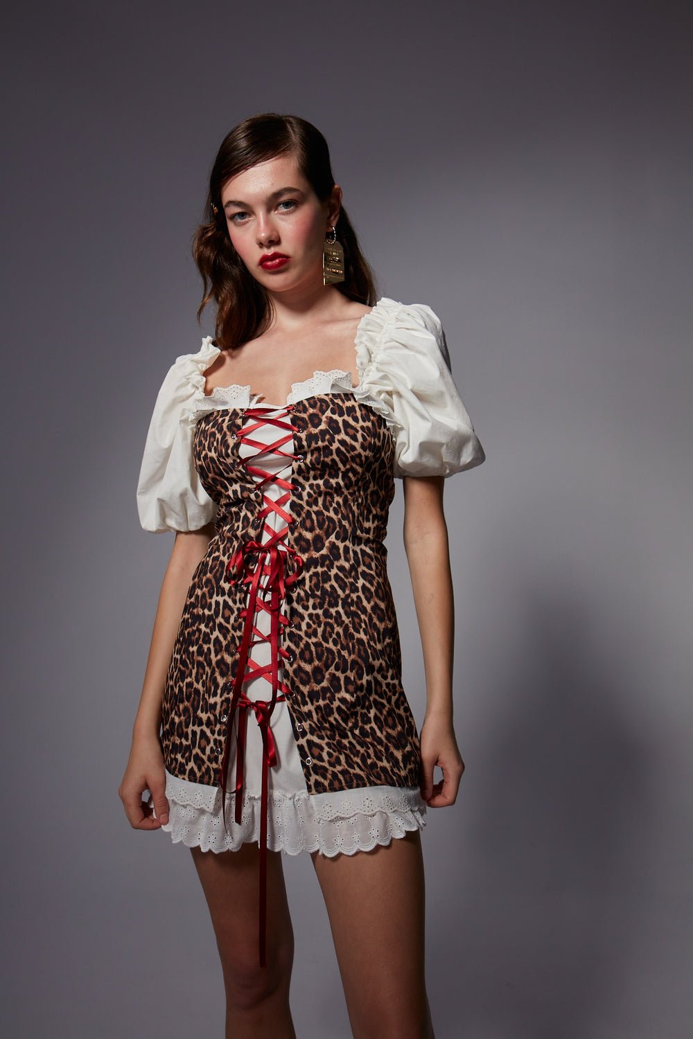 Fèe Muse-Peony Elbise Leopar-Elbise-8-Milagron.com