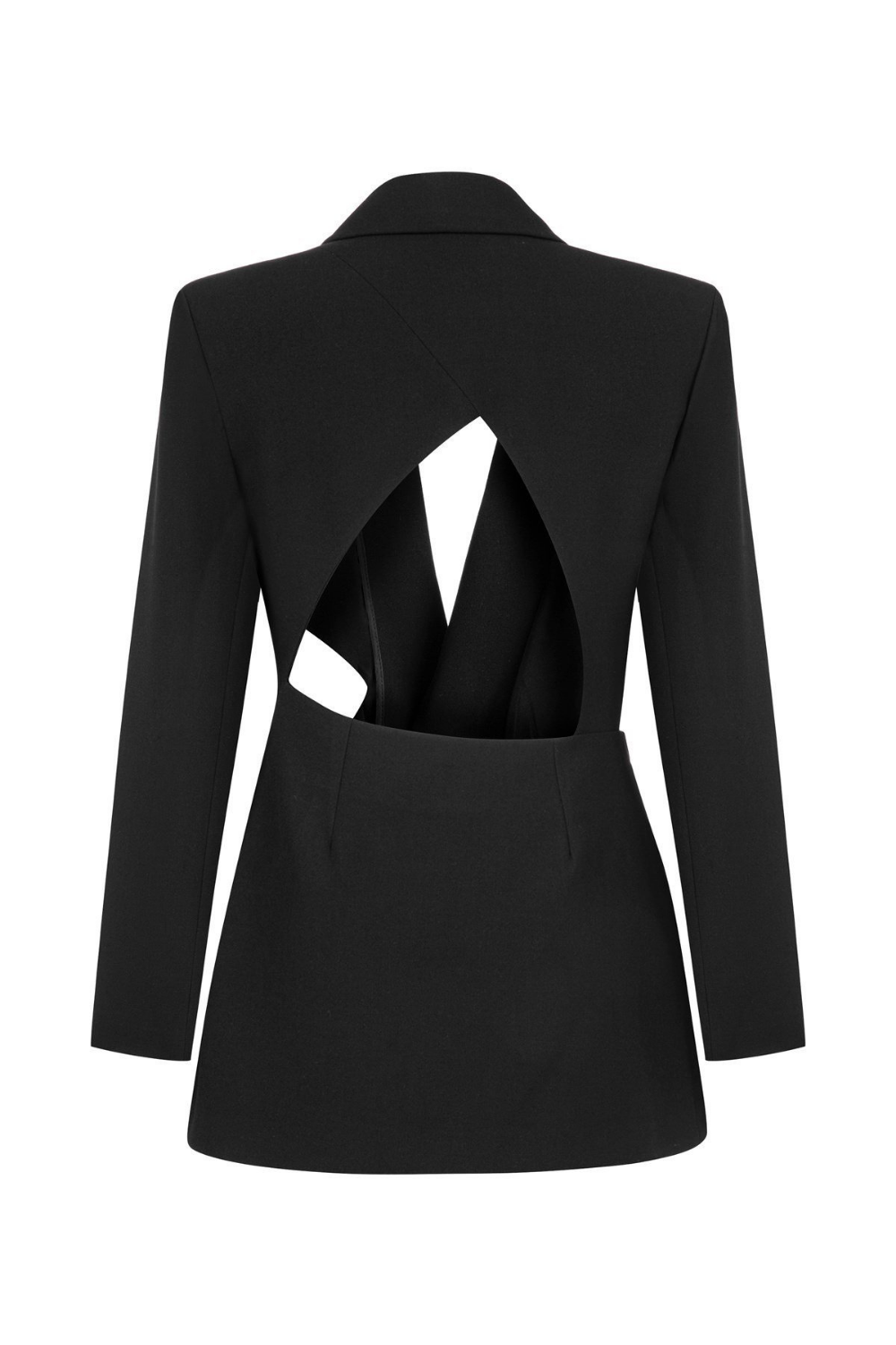 Feel The Lotus-Bea Asymmetric Blazer Jacket-Ceket-2-Milagron.com