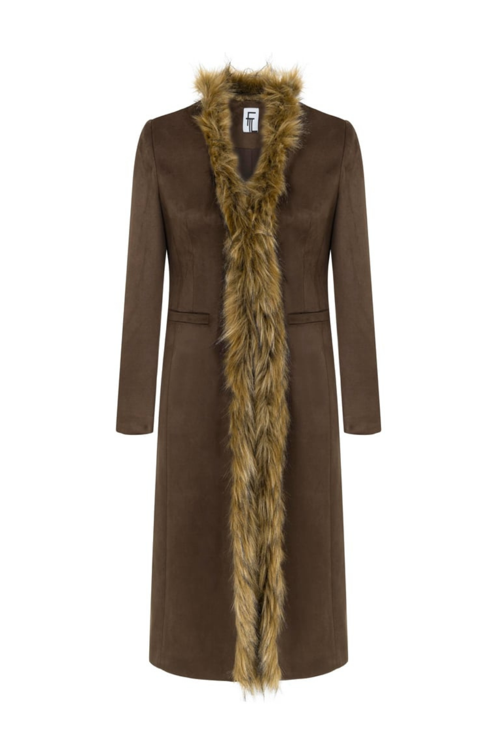 Feel The Lotus-Clare Nubuck Coat-Kaban-1-Milagron.com