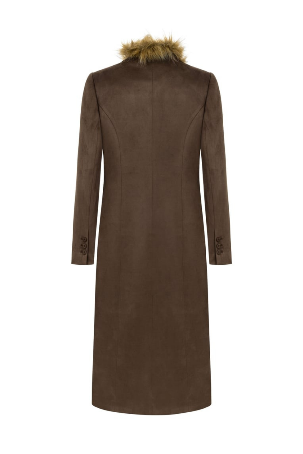 Feel The Lotus-Clare Nubuck Coat-Kaban-2-Milagron.com