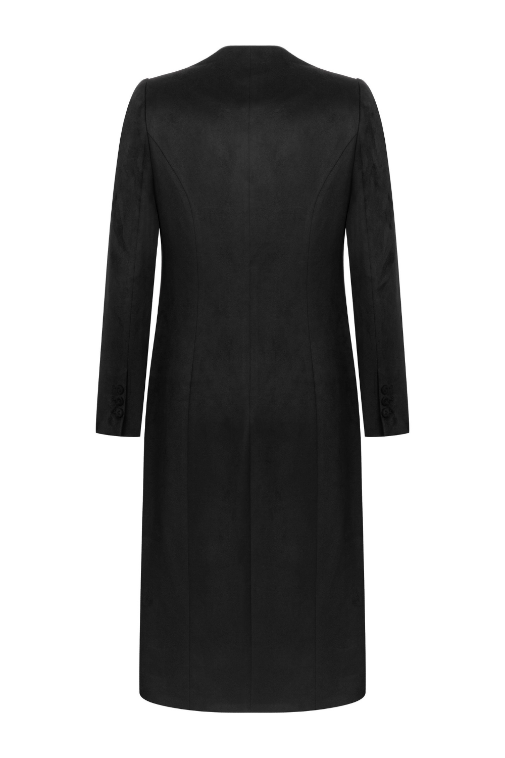Feel The Lotus-Clare Nubuck Coat-Kaban-2-Milagron.com