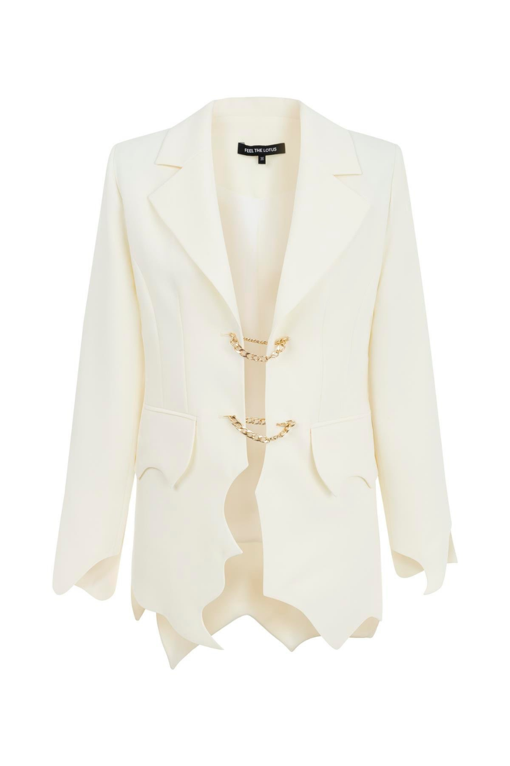 Feel The Lotus-Jett Ecru Jacket-Ceket-1-Milagron.com